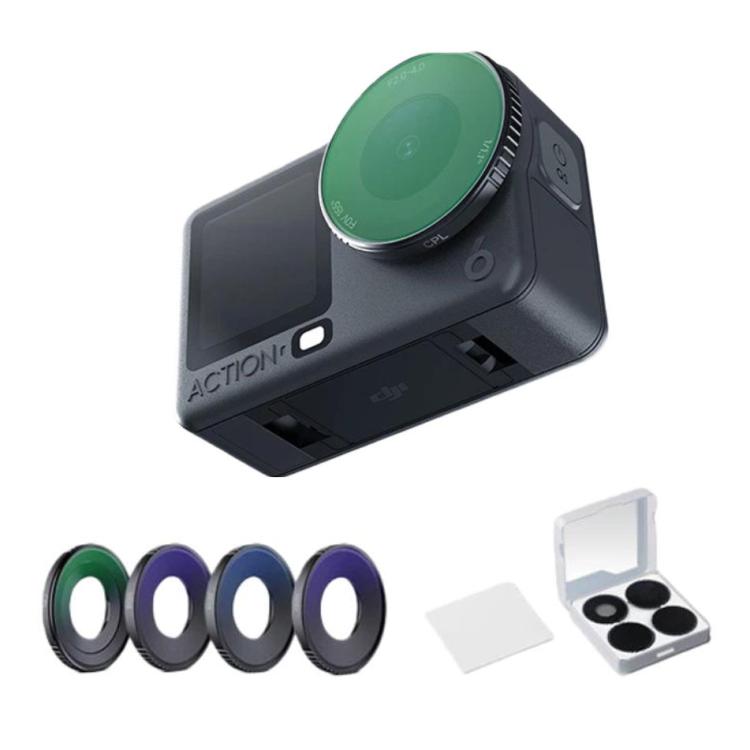 Kit de filtros 4 en 1 para la cámara DJI Osmo Action 6