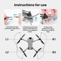 Soporte protector de hélice BRDRC para DJI Mini 5 Pro