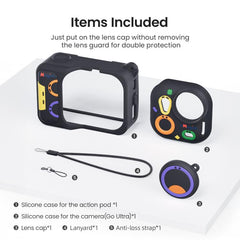 Funda de silicona colorida aMagisn para Insta360 Go Ultra
