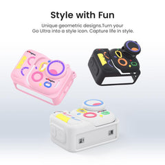 Funda de silicona colorida aMagisn para Insta360 Go Ultra