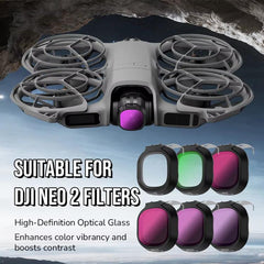 Filtros RCSTQ para drones DJI Neo 2, polariz...