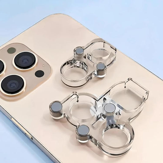 Tapa magnética para lente de cámara de iPhone con doble/triple lente