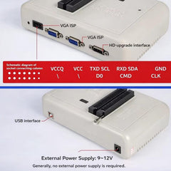 RT809H Programador universal EMMC Lector/gra...
