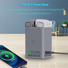 Cargador de batería YX de 100 W para DJI Min...