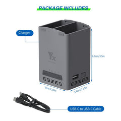 Cargador de batería YX de 100 W para DJI Min...