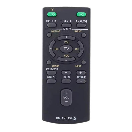Control remoto para sistema de barra de sonido Sony RM-ANU159