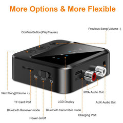 Adaptador transmisor/receptor de audio Bluet...