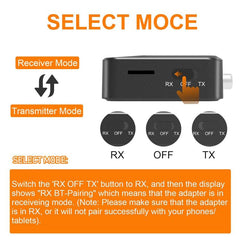 Adaptador transmisor/receptor de audio Bluet...
