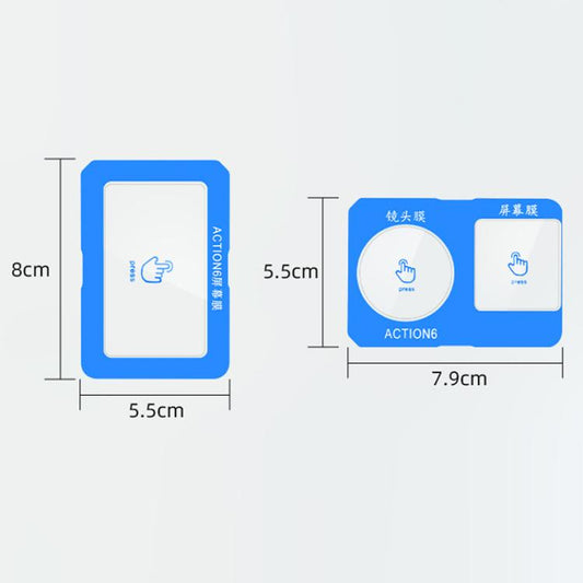 Protector de pantalla para lente de cámara Flymile para DJI Osmo Action 6