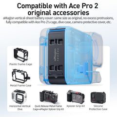 Tapa de batería para disparo vertical para Insta360 Ace Pro 2