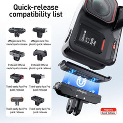 Tapa de batería para disparo vertical para Insta360 Ace Pro 2