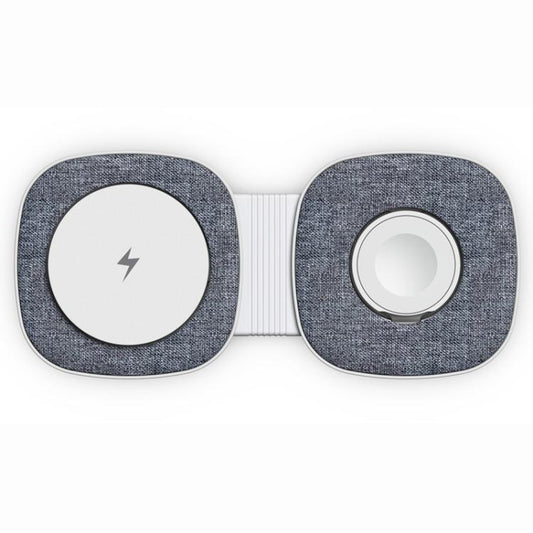 Cargador inalámbrico magnético plegable portátil T2 de 15 W 3 en 1