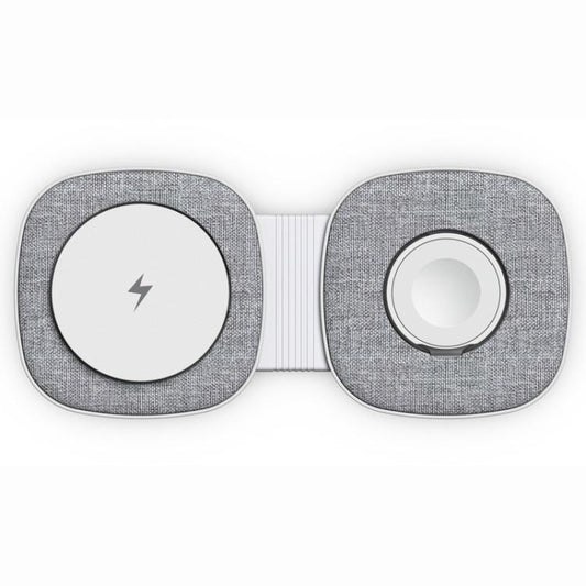 Cargador inalámbrico magnético plegable portátil T2 de 15 W 3 en 1