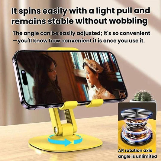 Soporte para teléfono de aleación de aluminio con rotación de 360 grados, K69 (2 unidades)