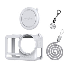 Funda de silicona aMagisn con tapa para lente para DJI Osmo Action 6