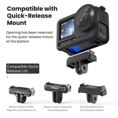 Funda de silicona aMagisn con tapa para lente para DJI Osmo Action 6