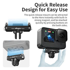 Kit de liberación rápida magnética de metal para GoPro HERO12 Black