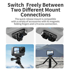 Kit de liberación rápida magnética de metal para GoPro HERO12 Black