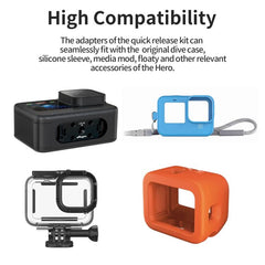 Kit de liberación rápida magnética de metal para GoPro HERO12 Black