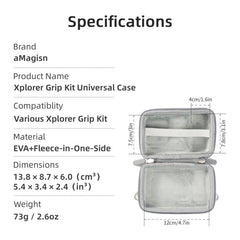 Funda universal para cámara de acción y empuñadura para fotografía callejera.