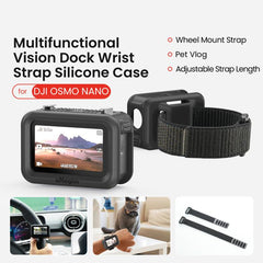 Funda de silicona multifuncional para la base de conexión DJI Osmo Nano Vision