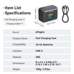 Funda de carga rápida aMagisn de 36 W con pa...
