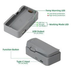 Cargador USB de almacenamiento de batería de...