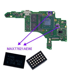 Chip IC de fuente de alimentación MAX77621AE...