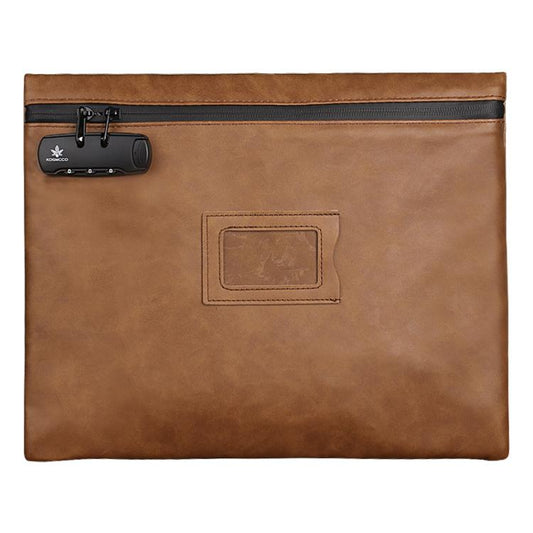 Estuche para documentos de cuero con cierre de contraseña KOSMCCO CL250