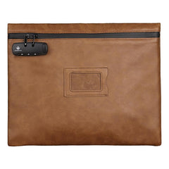 Estuche para documentos de cuero con cierre de contraseña KOSMCCO CL250