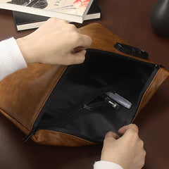 Estuche para documentos de cuero con cierre de contraseña KOSMCCO CL250