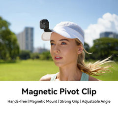 Clip pivotante magnético TELESIN para la cámara Insta360 Go Ultra.