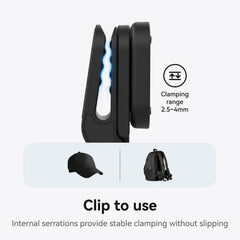 Clip pivotante magnético TELESIN para la cámara Insta360 Go Ultra.