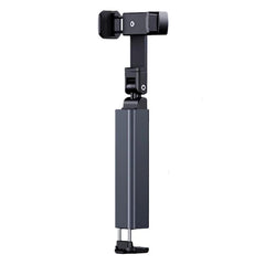 Soporte para teléfono portátil, plegable, giratorio y extensible con clip.