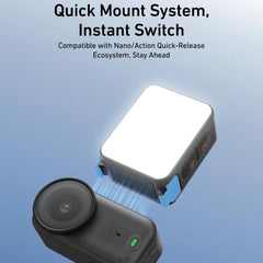 Para DJI Action 6 / Nano Magnetic Quick Release Fill Light