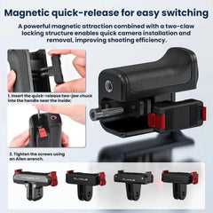 Kit de mango con marco protector Flymile para DJI Osmo Action 6