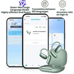 Auriculares Bluetooth de traducción de oído ...