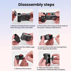 Base de liberación rápida Flymile para DJI Osmo Action 5 Pro / 6