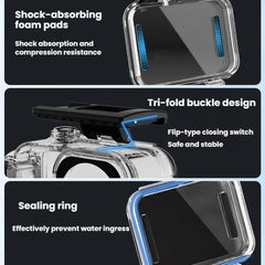 Funda magnética impermeable Flymile de 60 m para DJI Osmo Action 6