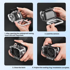 Funda magnética impermeable Flymile de 60 m para DJI Osmo Action 6