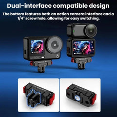 Base de expansión giratoria de liberación rápida para DJI Osmo Action 6