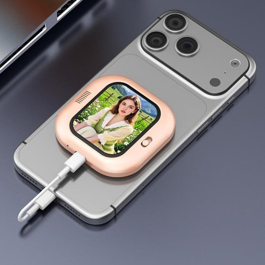 Espejo selfie magnético con cable para smart...