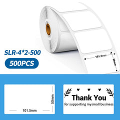 Etiqueta térmica blanca Phomemo de 4 x 2 pul...