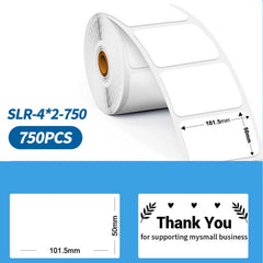 Etiqueta térmica blanca Phomemo de 4 x 2 pul...