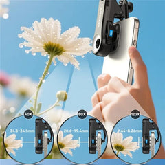 Microscopio para teléfono APEXEL TriScope 40...