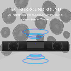 Altavoz Bluetooth con subwoofer y sonido env...