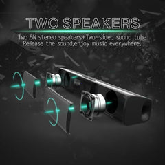 Altavoz Bluetooth con subwoofer y sonido env...