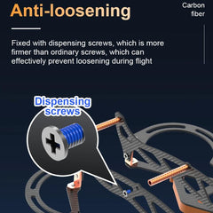 Para DJI Neo, armadura anticolisión de fibra de carbono completa