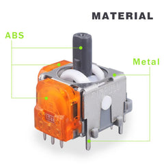 Joystick 3D con efecto Hall, sensor electrom...