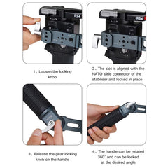 Empuñadura para DJI RS 4 Mini/RS 4 Pro/RS 4